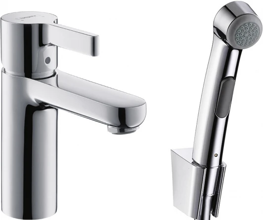 31160000 Смеситель Hansgrohe Metris S 31160000 для раковины с гигиеническим душем