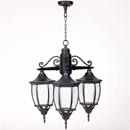 93970/3 Bl Уличный светильник подвесной черный Oasis Light 93970/3 Bl