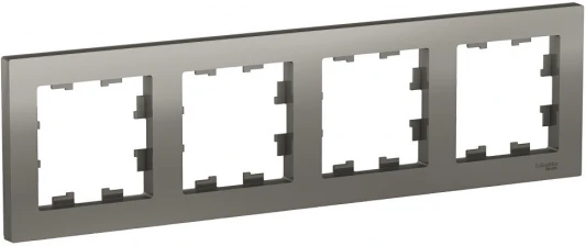 ATN000904 Рамка на 4 поста (сталь) Systeme Electric AtlasDesign ATN000904