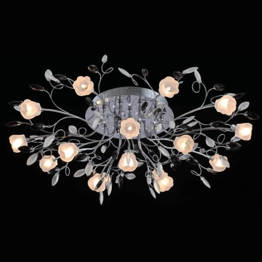 5122/16 хром/белый Потолочная люстра Eurosvet 5122 5122/16 хром/белый