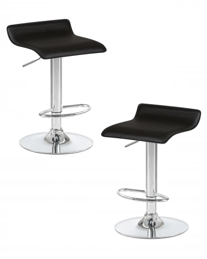 LM-3013-N_CH-M_EL-black Набор 2 шт стул барный DOBRIN TOMMY (чёрный)