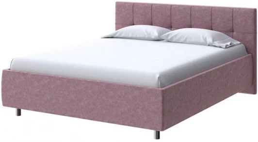 2013395 PROxSON Кровать Diamo без основания (Ткань: Велюр Gratta 6 Ягодный мусс) 120x200