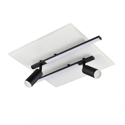 8256/40CL Потолочный светильник светодиодный со спотом Lumion Stells 8256/40CL белый/черный, металл/пластик LED 40W 3000-6500К 220V