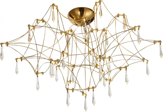 SL6601.202.78 Потолочная люстра светодиодная ST Luce Gravetta SL6601.202.78 Золотистый/Прозрачный LED 78*0,35W 3000K (220V)
