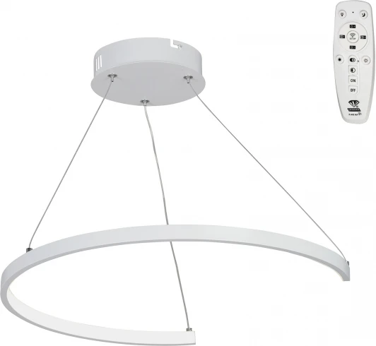 V2509DT-0/1S Подвесной светильник с ПДУ светодиодный LED 29Вт, 2700-6500К Vitaluce V2509DT-0/1S (220V, на тросе)