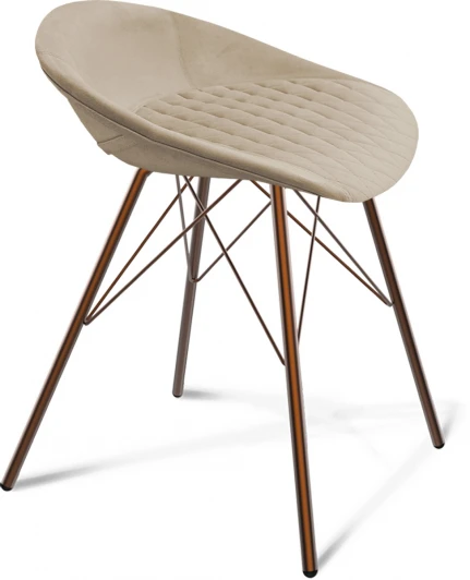 1883134401 Стул SHT-ST19-SF2/S37 ванильный крем/медный металлик Sheffilton 1883134401