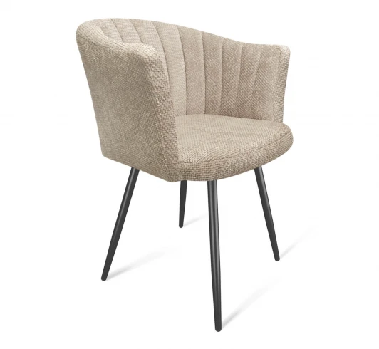 4097466405 Стул Sheffilton SHT-ST42-1/S95-1 милк/черный муар 4097466405