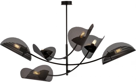 MD.8378-6-P-BK Потолочная люстра на штанге Imex MD.8378-6-P-BK