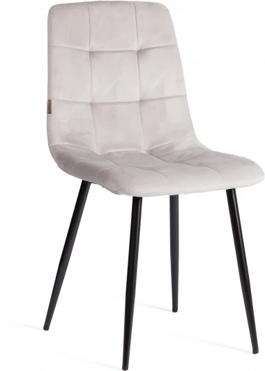 24967 Стул CHILLY (mod. JSC-220) / 1 шт. в упаковке Tetchair (Велюр,Металл /Серый) арт.24967
