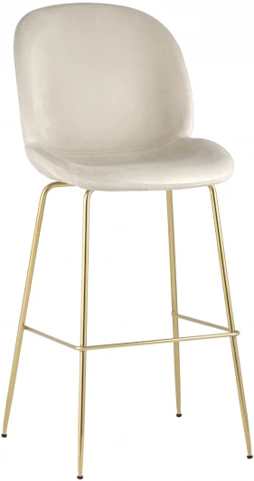 УТ000025455 Стул барный Stool Group Beetle со спинкой бежевый УТ000025455