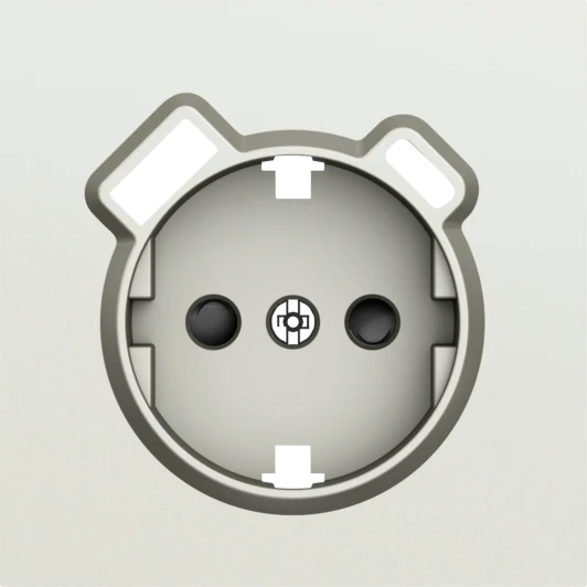 DS22951 Накладка для розетки Schuko с зарядным устройством USB A+C, со шторками 16A 250В, шампань Donel S08 DS22951