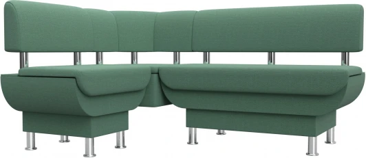 123814L Диван кухонный угловой Альфа левый угол Лига Диванов (Рогожка) арт.123814L