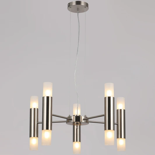 IL0314-10P-79 SN Подвесная люстра ILLUMICO IL0314-10P-79 SN (220V, на тросе)