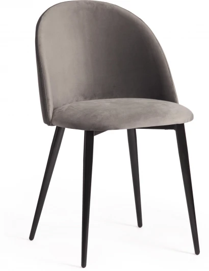 24526 Стул MONRO (mod. 710) / 2 шт. в упаковке Tetchair (Ткань,Металл/Серый,Черный) арт.24526