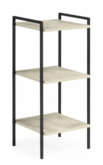 611357 Стеллаж Woodville Таймон (ЛДСП/Черный) арт.611357