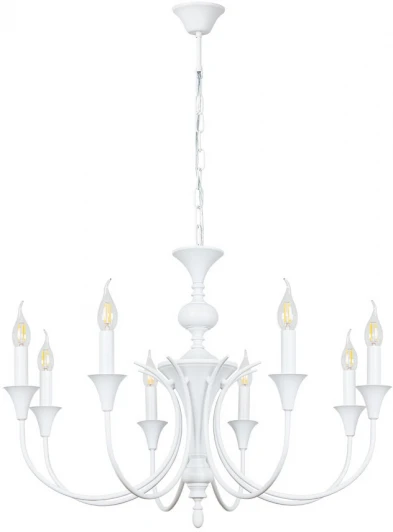 A4094LM-8WH Подвесная люстра Arte Lamp Collinetta A4094LM-8WH (220V, на цепи, подсвечник, свеча)