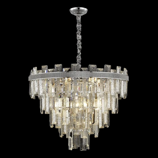 WE115.18.103 Подвесная люстра каскадная Wertmark Christel WE115.18.103 (220V, хрусталь, на цепи)