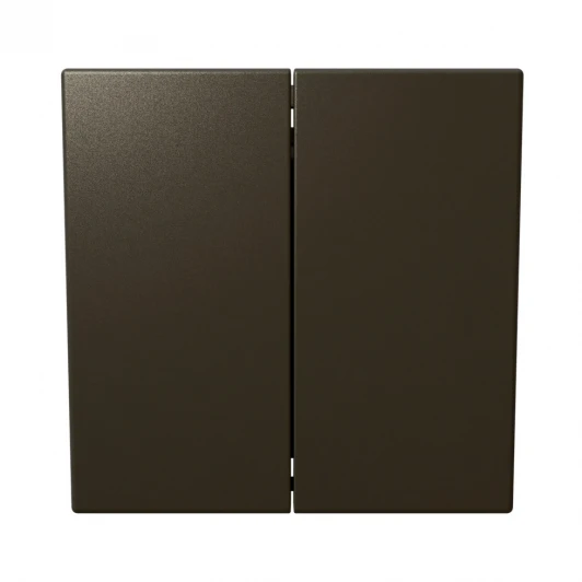 FD3022BR Выключатель двухклавишный проходной (бронза) Jasmart FD FD3022BR