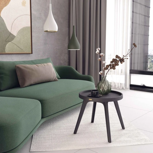 7500237704 Столик журнальный Sheffilton SHT-CT97 черный 7500237704