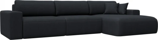 127798 Диван угловой Лига-036 НПБ Классик Лонг правый угол Лига Диванов (Замша) арт.127798