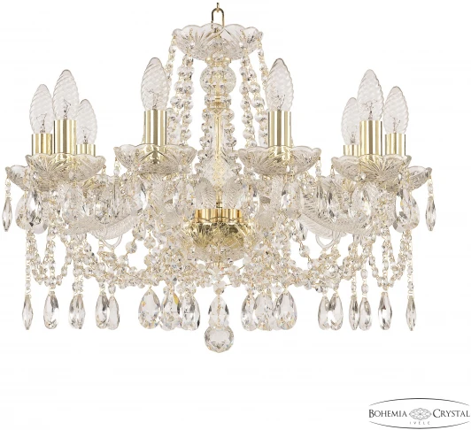 107/10/200 G Подвесная люстра Bohemia 107 107/10/200 G (220V, подвески, на цепи, подсвечник, свеча)