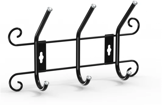 4351238801 Вешалка Грация 770 черный/серый Sheffilton 4351238801