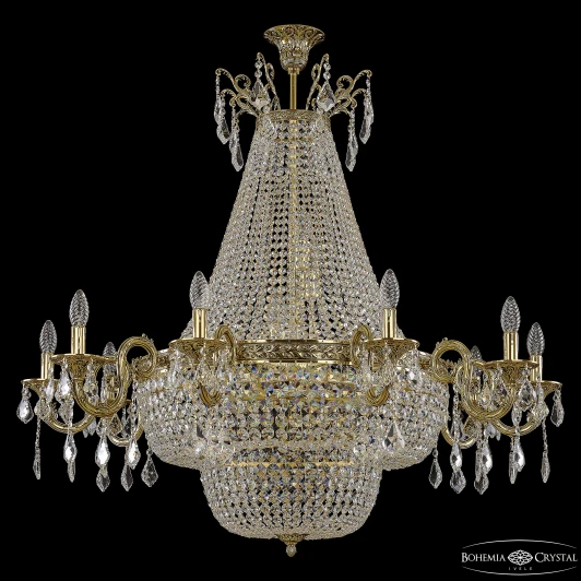 2110H203/8/100IV/Y1 GB Leafs Потолочная люстра Bohemia 2110 2110H203/8/100IV/Y1 GB Leafs