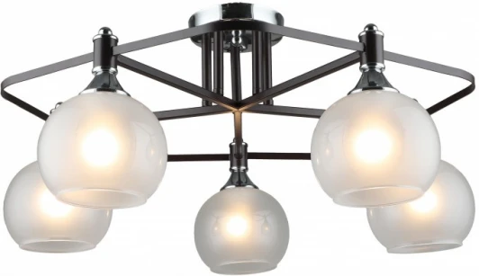 MD.4214-5-S-COFFEE+CH Потолочная люстра на штанге Imex MD.4214-5-S-COFFEE+CH