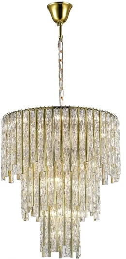 8528+17/C gold Подвесная люстра Newport 8520 8528+17/C gold