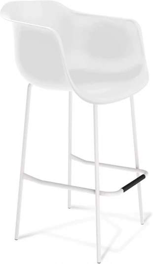 9309100002 Стул барный SHT-ST31/S29 белый/белый муар Sheffilton 9309100002
