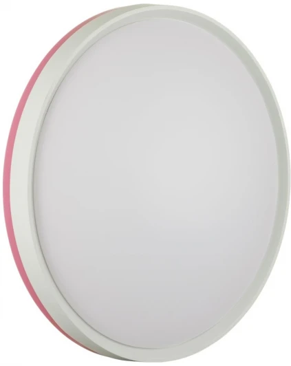 7708/DL Настенно-потолочный светильник Sonex Kezo Pink 7708/DL пластик/белый/розовый LED 48Вт 4000К D400 IP43