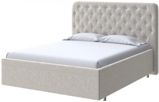 2014434 PROxSON Кровать Classic Large (Ткань: Велюр Gratta 1 Шампань) 180x190