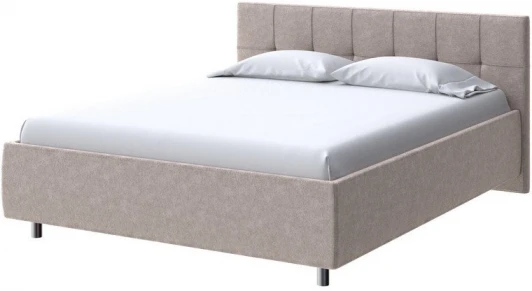 2013345 PROxSON Кровать Diamo без основания (Ткань: Велюр Gratta 2 Латте) 180x200