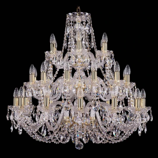 1406/12+12+6/300/3d/G Подвесная люстра Bohemia 1406 1406/12+12+6/300/3d/G