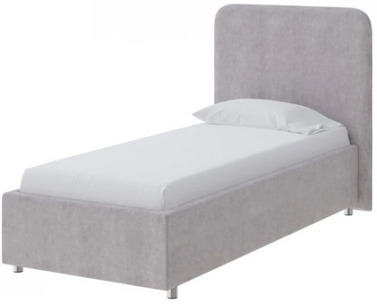 1915602 PROxSON Кровать Олаф (Ткань: Велюр Лофти Серый) 80x190