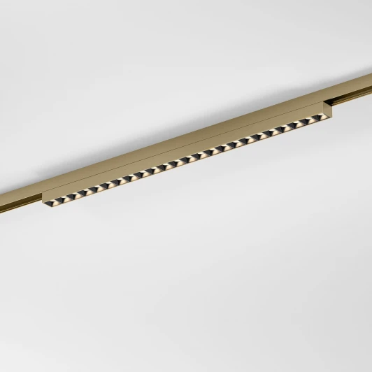 85529/01 Трековый светильник Downlight магнитный Elektrostandard Line Magnetic Brass Line 85529/01 20W 48V 3000K (латунь) (LED)