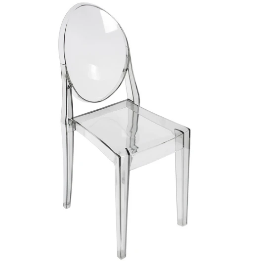 FR 0035 Стул Victoria Ghost прозрачный серый