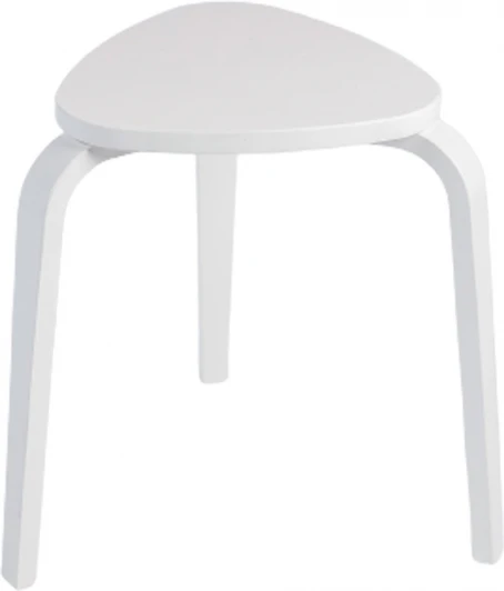 101814 Табурет ТДК Треугольный Белый