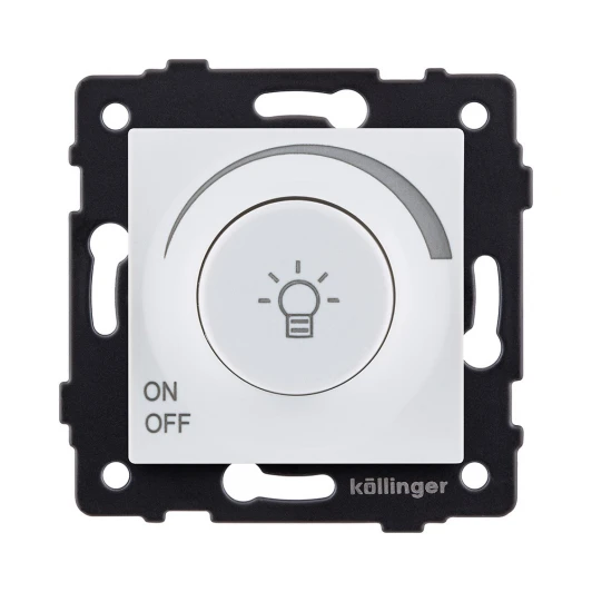 REA-027WH Светорегулятор универсальный 500W белый Kollinger REA-027WH для Aspekt, Eleganz, Reflex
