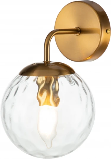 V000124 Бра настенное Cocoon V000124 (11008/1W Brass) (220V, шар)