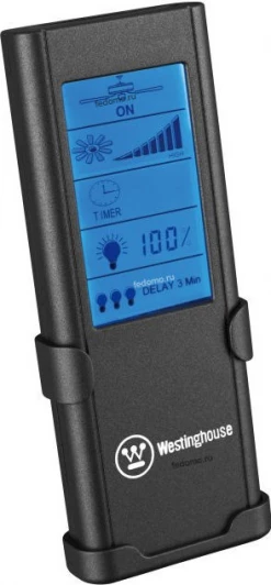 77841WES Пульт дистанционного управления для люстр с вентилятором с сенсорным дисплеем Westinghouse, черный