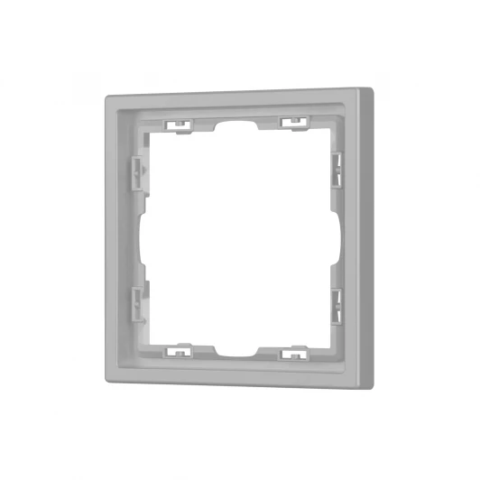 059455 Рамка пластиковая FRM-NOBE-SFPL-1-IS (Arlight, Никель) 059455