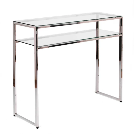 2051-CS clear Консольный стол AllConsoles 2051-CS clear зеркальный хром