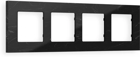 AF930704 Рамка Ambrella Volt ALFA Grand (Черный мрамор) 4-ая AF930704