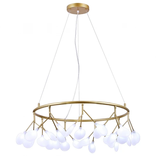 GRACE 75125/8С GOLD SATIN Подвесная люстра Natali Kovaltseva Grace 75125/8С GOLD SATIN