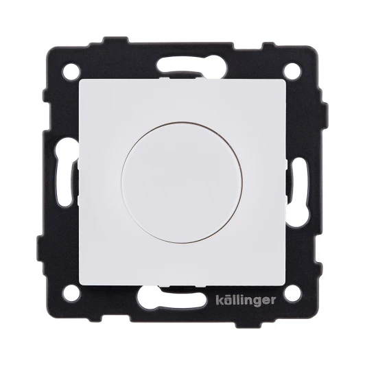 REA-048WM Светорегулятор для светодиодных ламп проходной 500W белый матовый Kollinger REA-048WM для Aspekt, Eleganz, Reflex