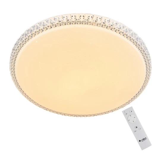 OML-47707-30 Потолочный светильник круглый Omnilux Biancareddu OML-47707-30 (LED, 220V, пульт управления)