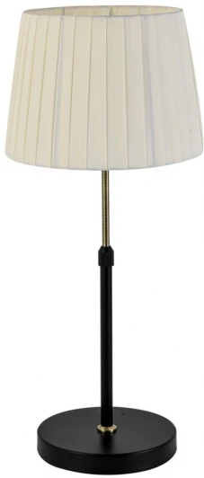 8302/1T Настольная лампа с выключателем Lumion Tune 8302/1T бронза/черный/бежевый, металл/текстиль E27 1*60W 220V