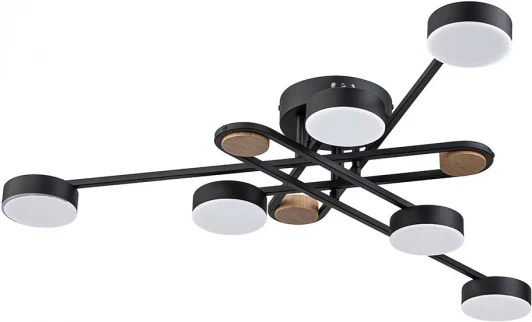 A2455PL-6BK Потолочная люстра с пультом светодиодная Arte Lamp Taygeta A2455PL-6BK