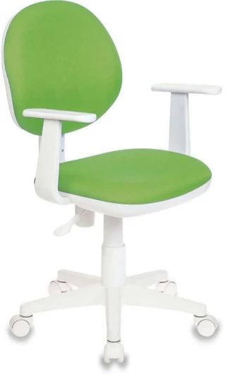 CH-W356AXSN/15-118 Кресло детское Бюрократ Ch-W356AXSN салатовый 15-118 крестовина пластик пластик белый